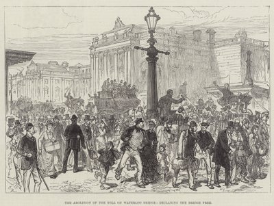 The Abolition of the Toll on Waterloo Bridge, declaring the Bridge Free by Sir John Charles Robinson